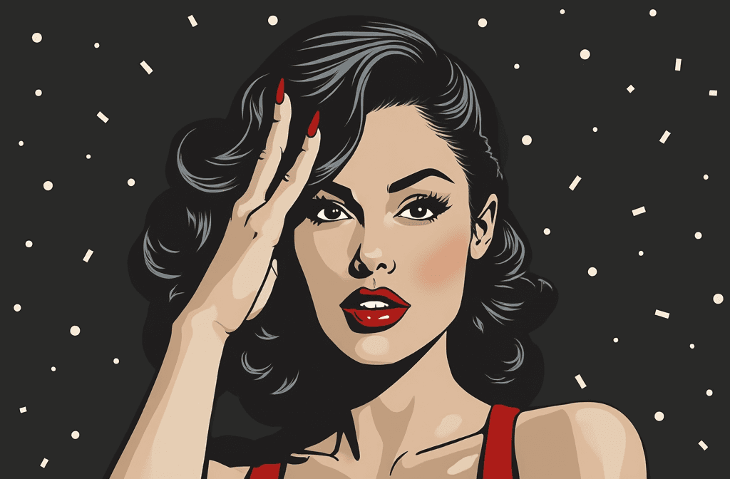 Comic Pop Art styled